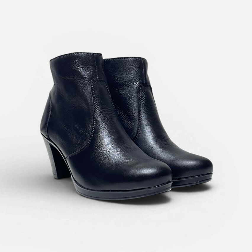 Botin Puro Cuero713Negro