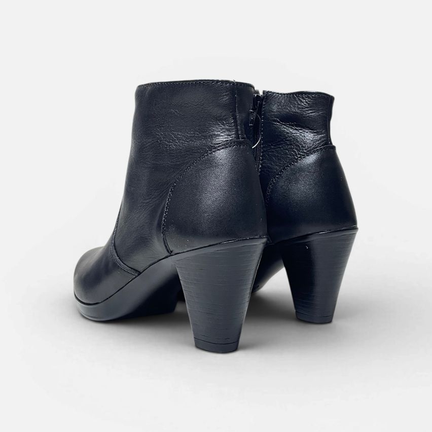 Botin Puro Cuero713Negro