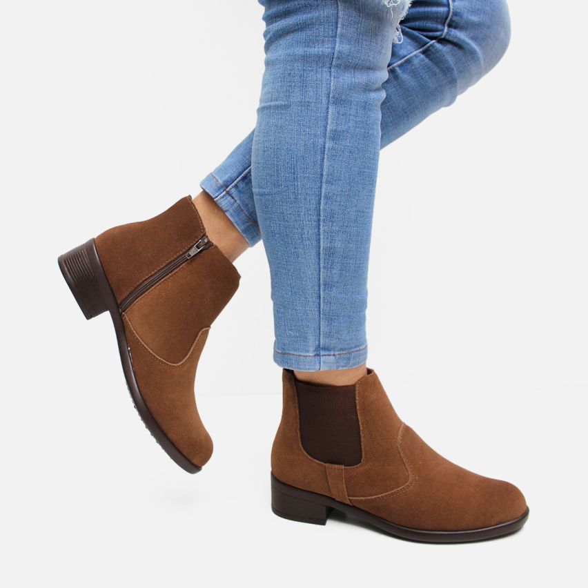 Botin Puro Cuero 732 Marrón