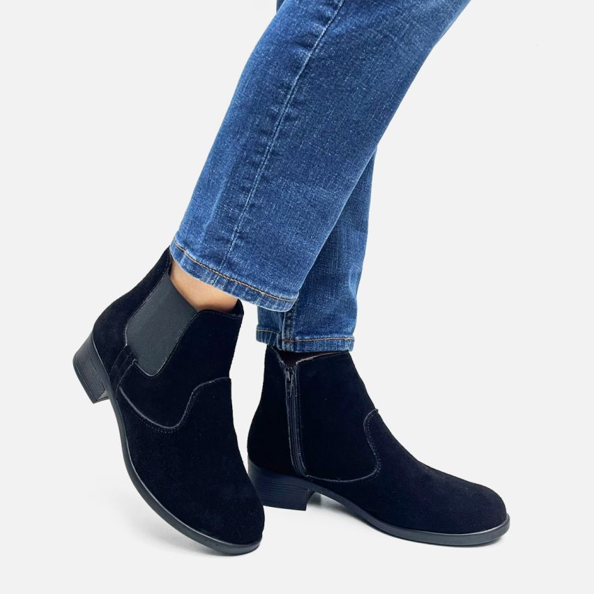 Botin Puro Cuero 732 Negro
