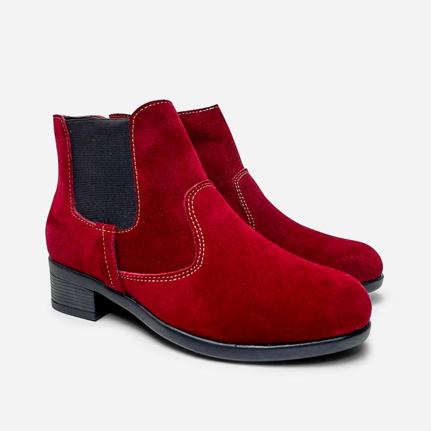 Botin Puro Cuero 732 Vino