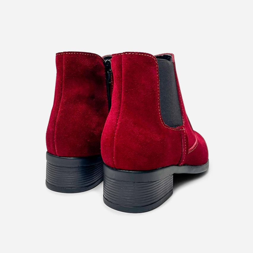 Botin Puro Cuero 732 Vino