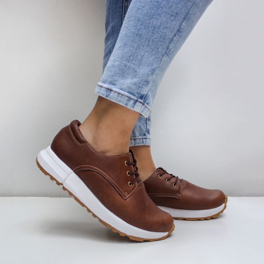 Zapatilla Puero Cuero 759