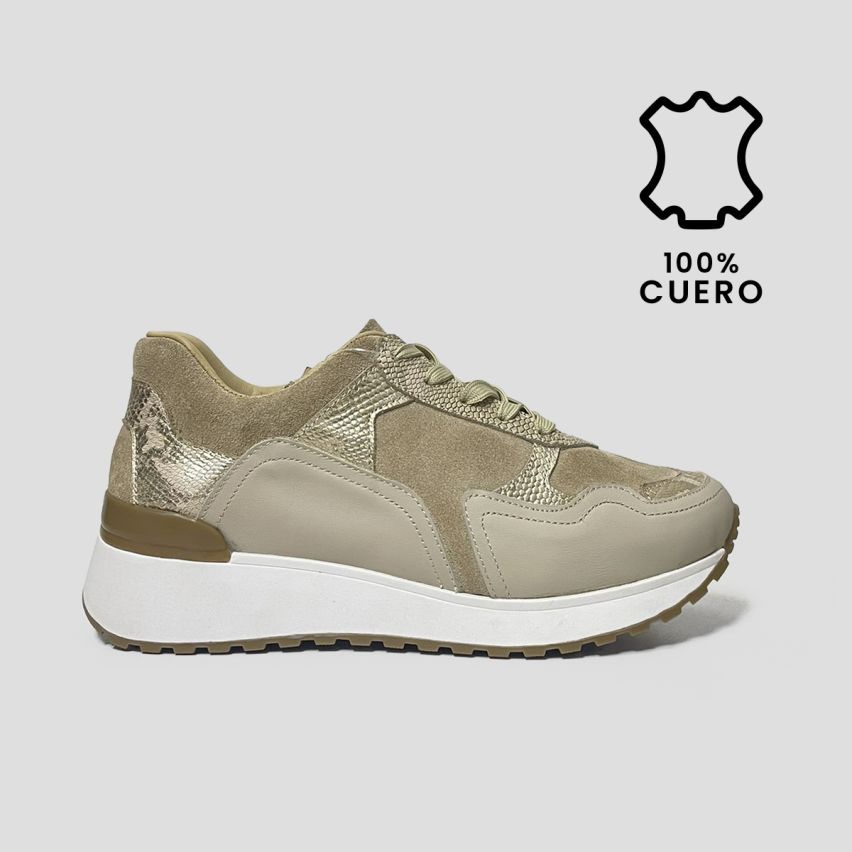 Zapatillas de puro cuero 760