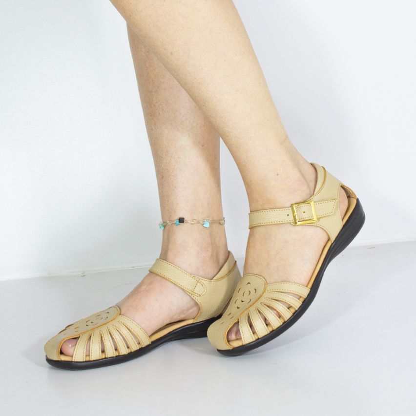 Sandalia Puro Cuero 765 - NATURAL
