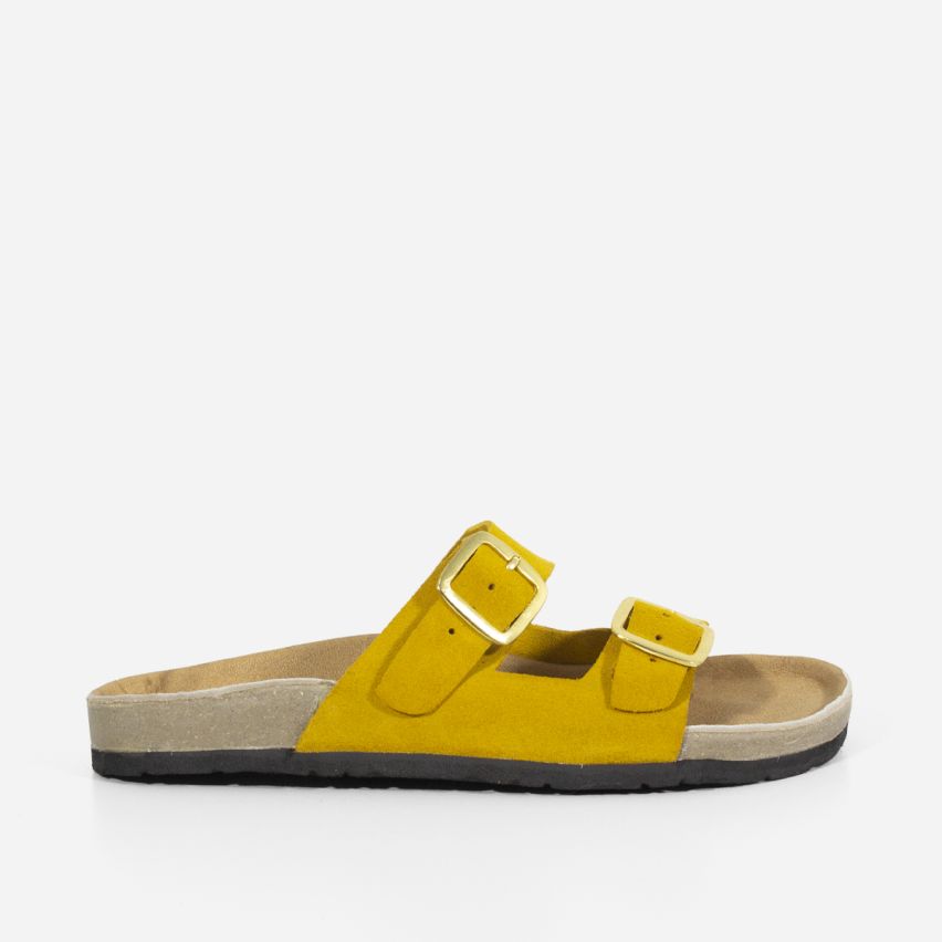 Sandalia Puro Cuero 776 - AMARILLO