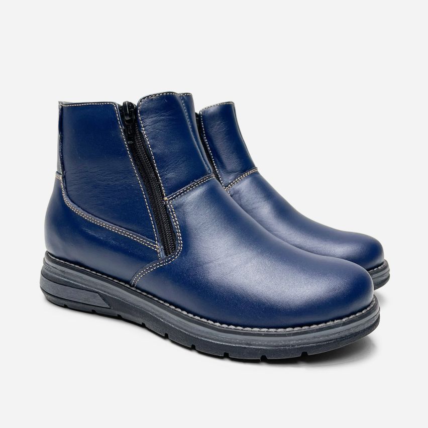 Botin Puro Cuero 790 Azul
