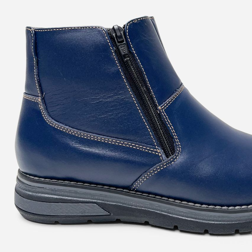 Botin Puro Cuero 790 Azul