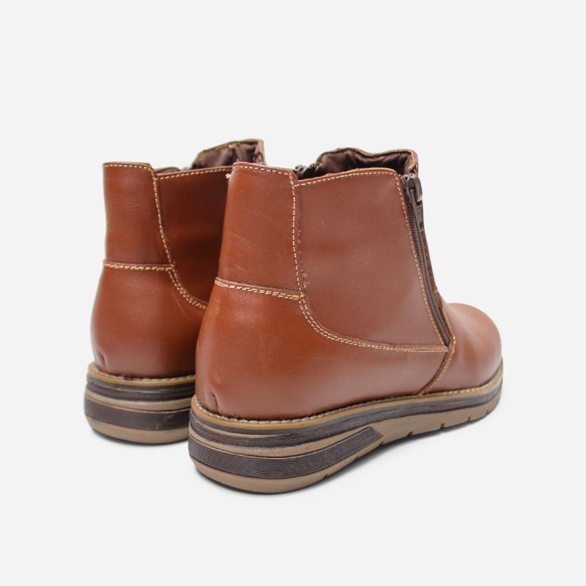 Botin Puro Cuero 790 Caramelo
