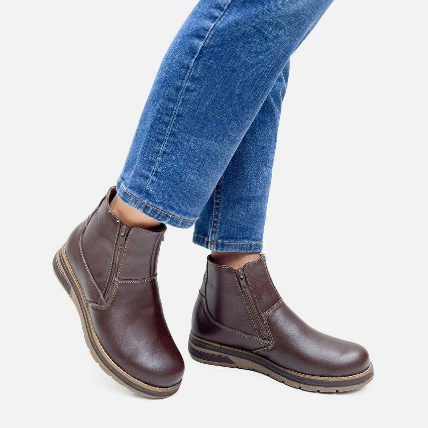 Botin Puro Cuero 790 Marrón