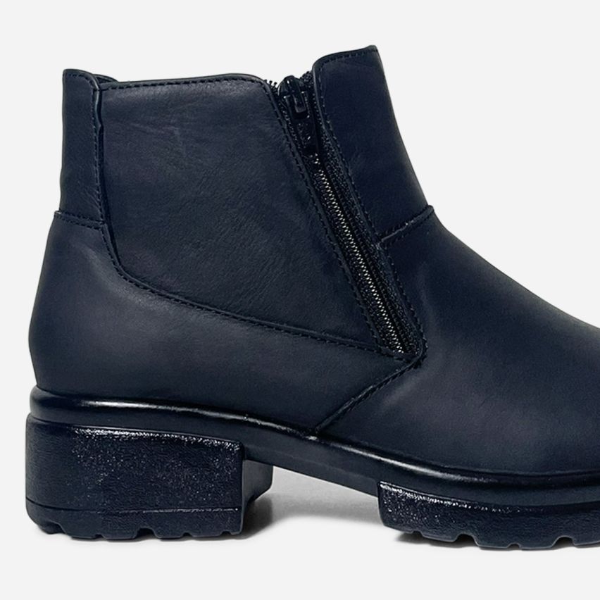 Botin Puro Cuero 790 Negro PU