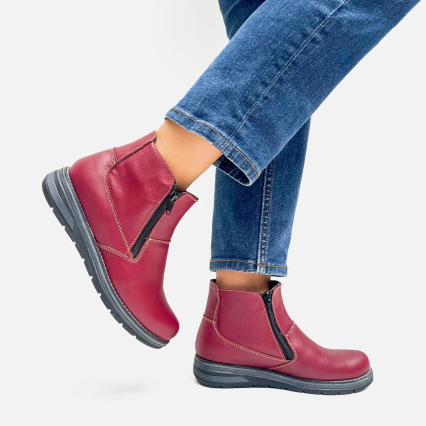 Botin Puro Cuero 790 Vino