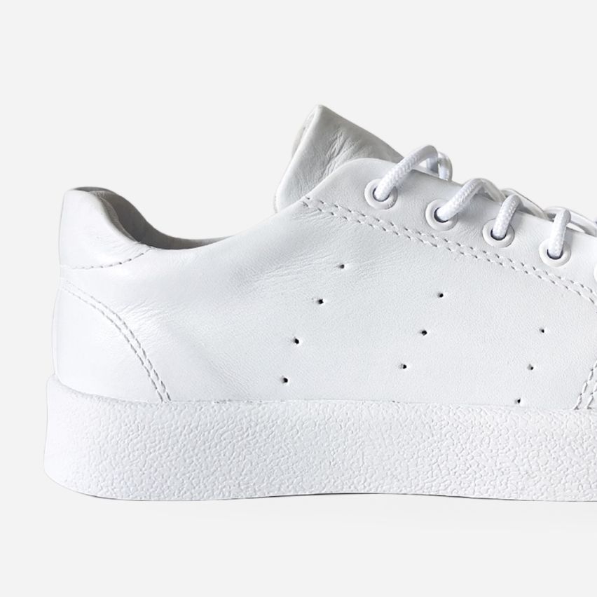 zapatilla  Puro Cuero 1042  -  Blanco