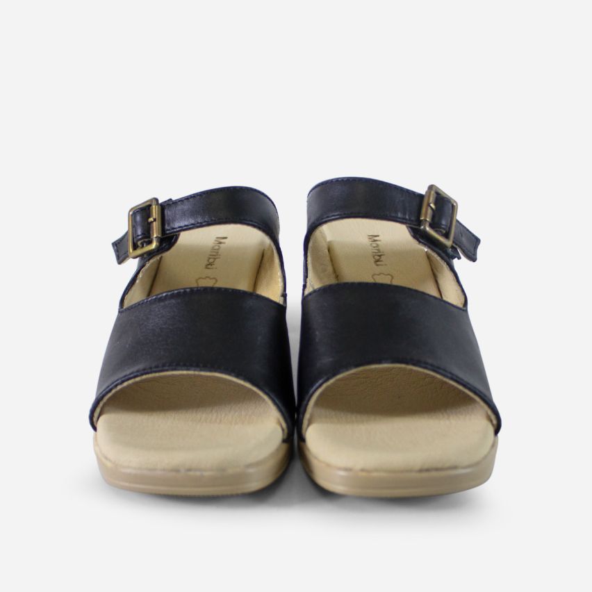 Sandalia Puro Cuero 1136 - Negro