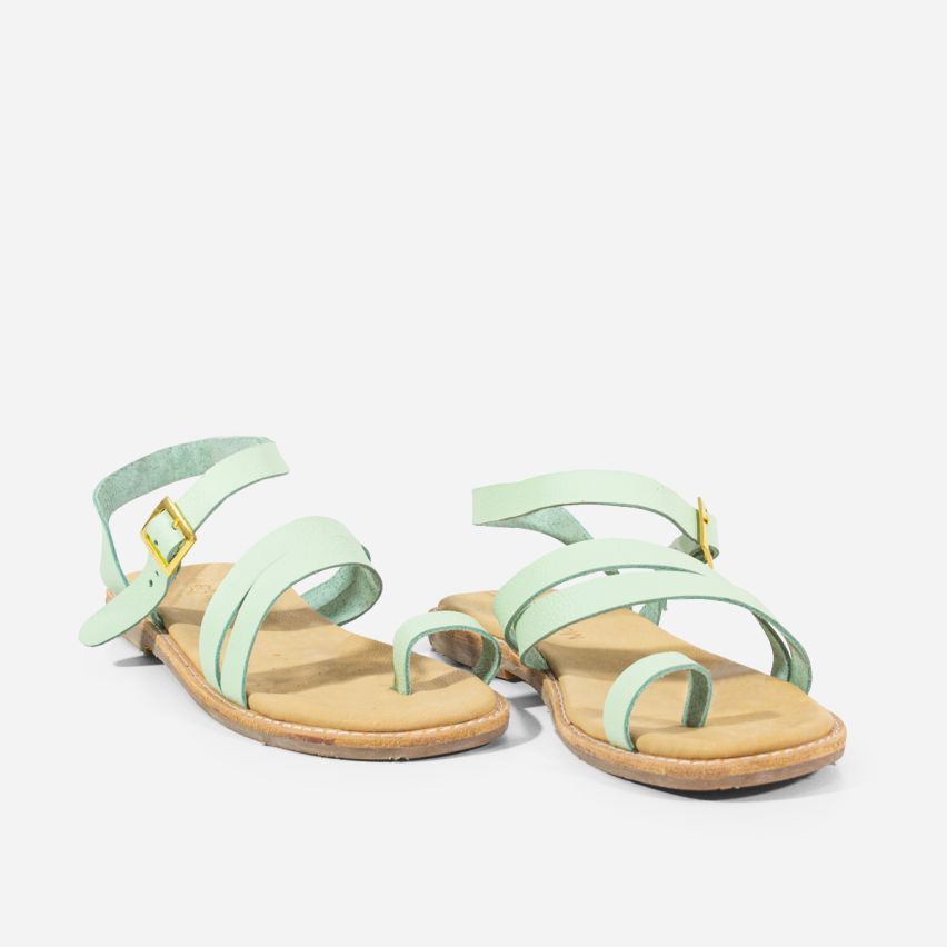 Sandalia Puro Cuero 809 - MENTA