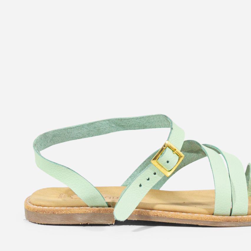 Sandalia Puro Cuero 809 - MENTA