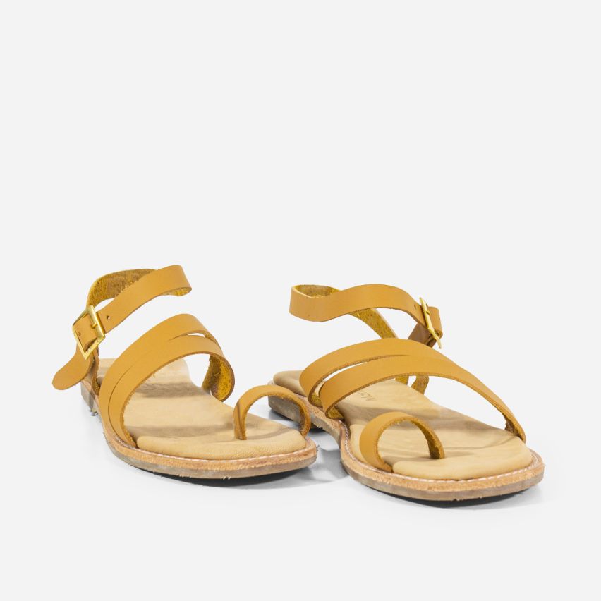 Sandalia Puro Cuero 809 - NATURAL
