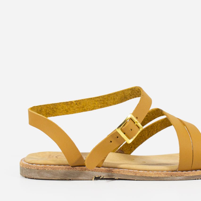 Sandalia Puro Cuero 809 - NATURAL