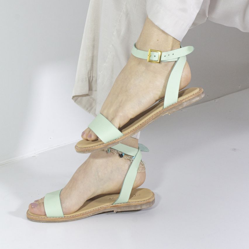 Sandalia Puro Cuero 811 - MENTA