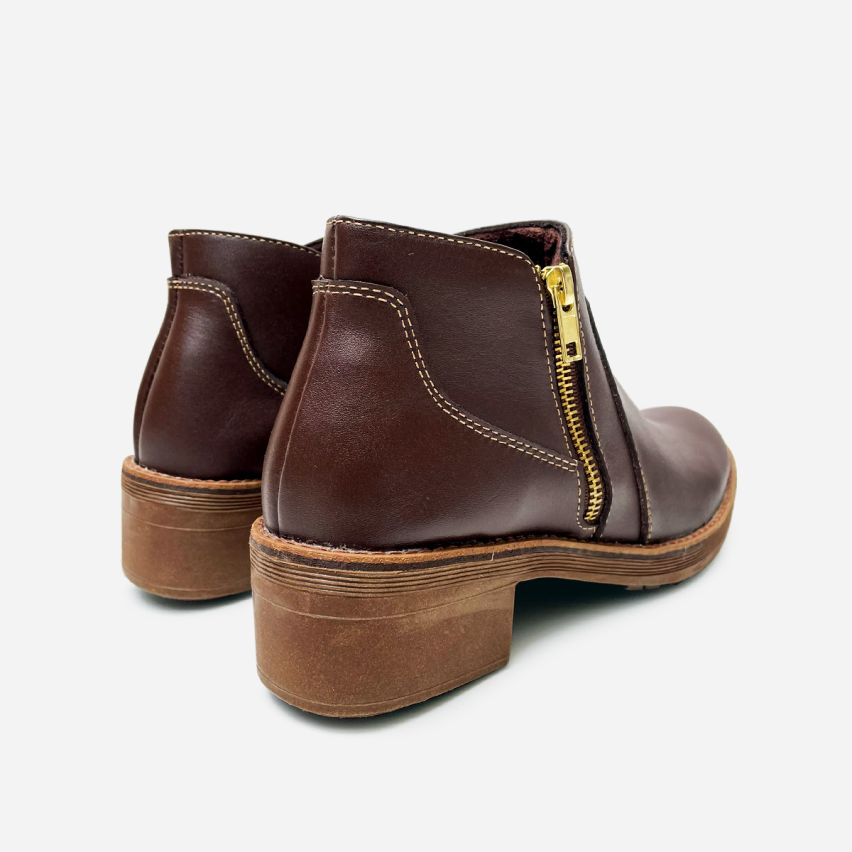 Botin Puro Cuero 837 Marrón
