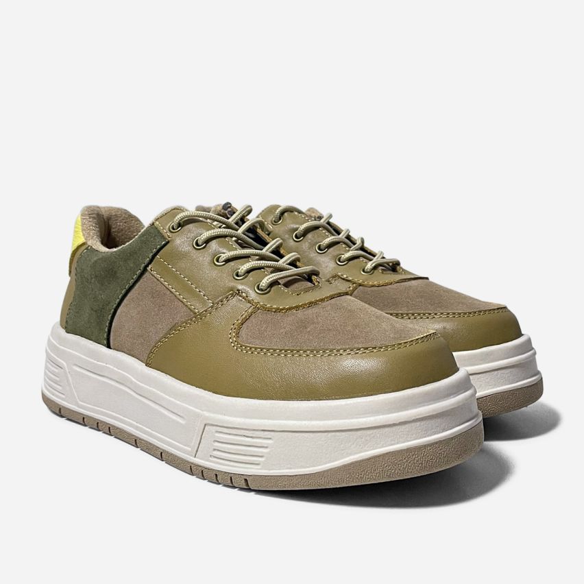 Zapatilla Puro Cuero 841 Natural