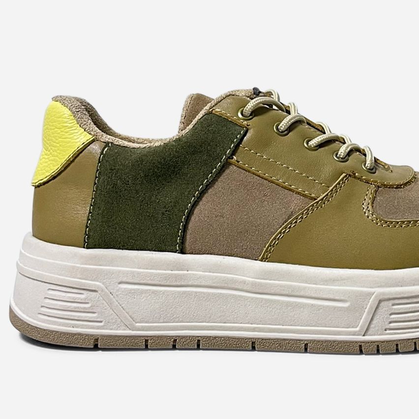 Zapatilla Puro Cuero 841 Natural