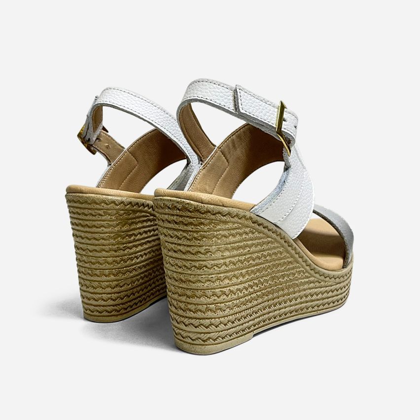 Sandalia Puro Cuero 845 Blanco