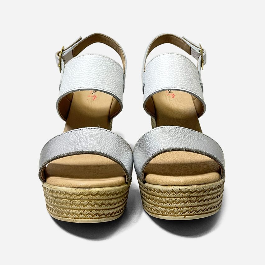Sandalia Puro Cuero 845 Blanco