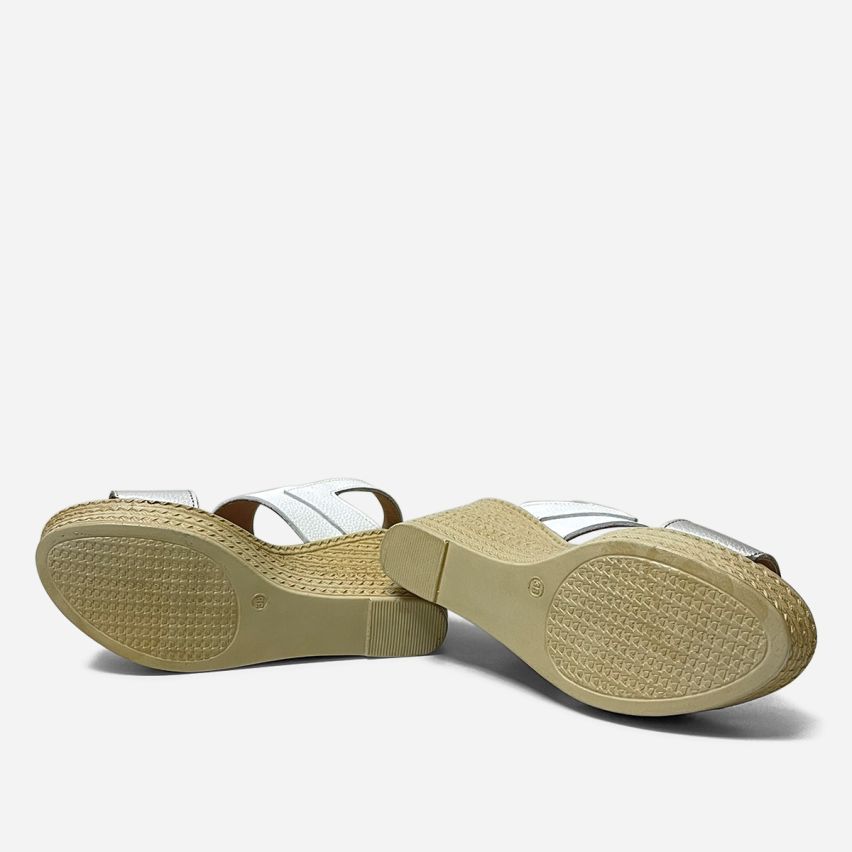 Sandalia Puro Cuero 845 Blanco