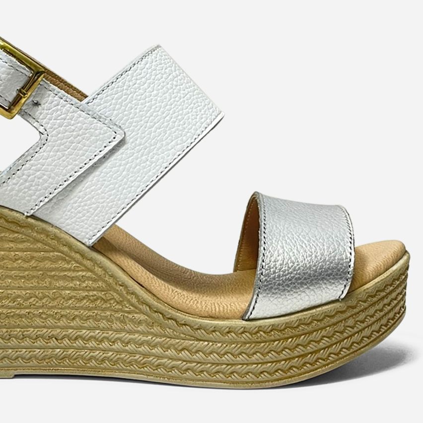 Sandalia Puro Cuero 845 Blanco