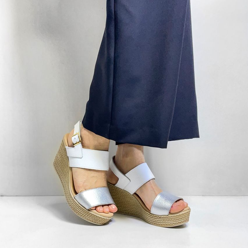 Sandalia Puro Cuero 845 Blanco
