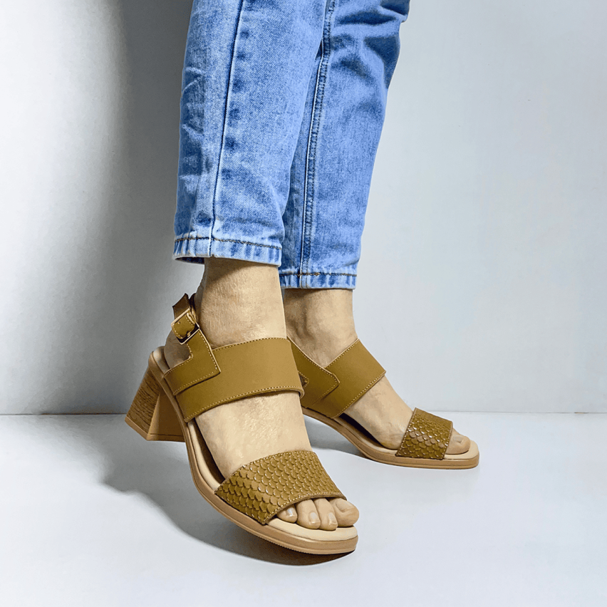 Sandalia Puro Cuero 845 Natural