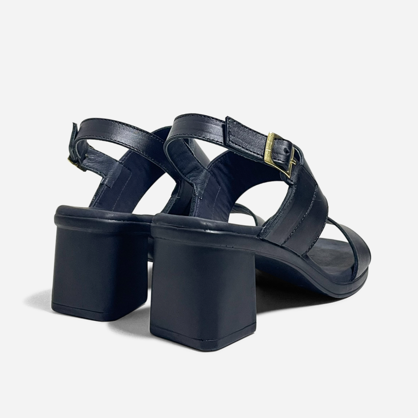 Sandalia Puro Cuero 845 Negro