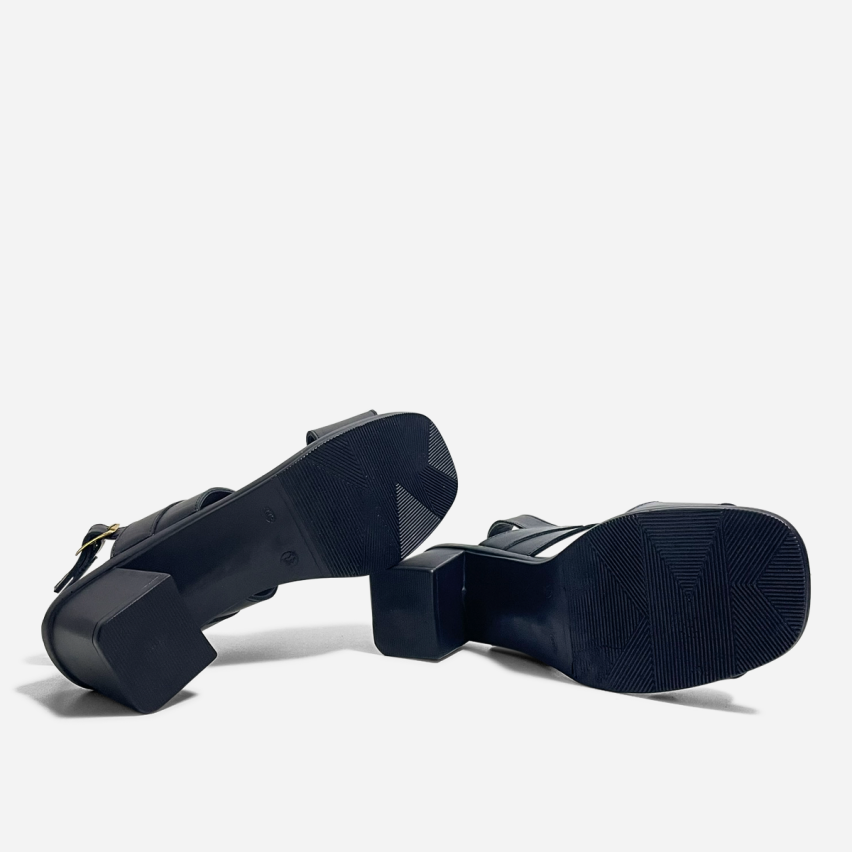 Sandalia Puro Cuero 845 Negro