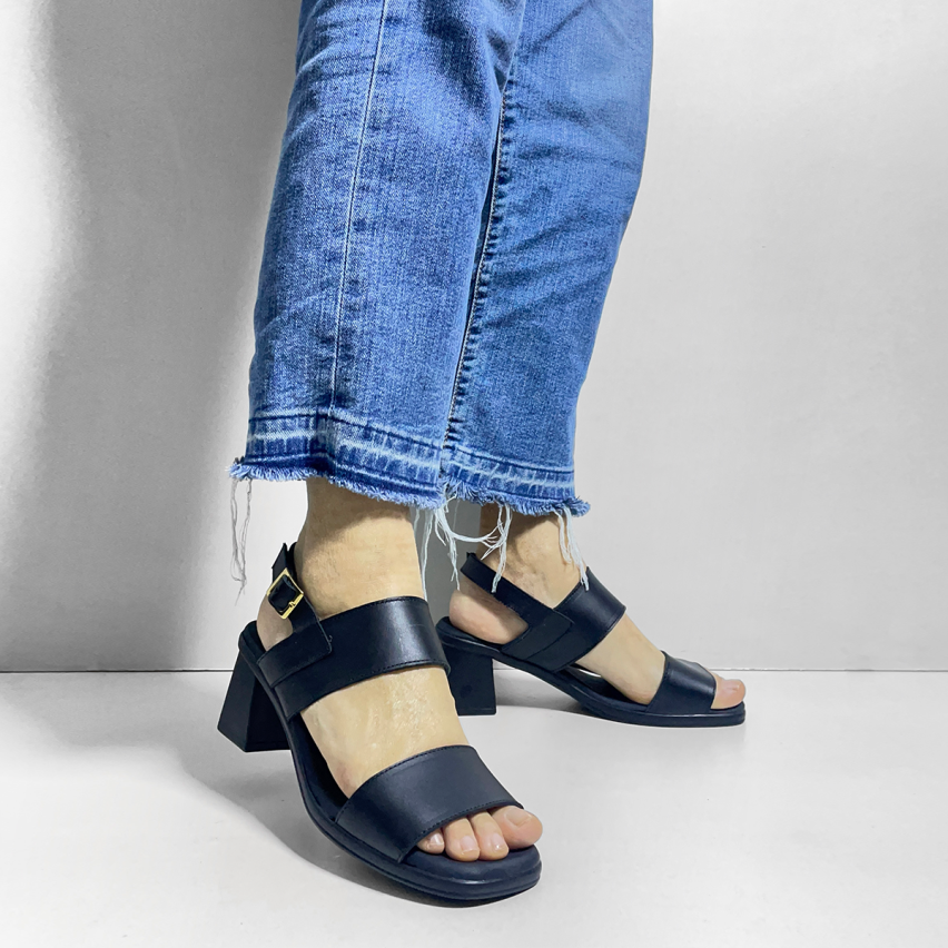 Sandalia Puro Cuero 845 Negro