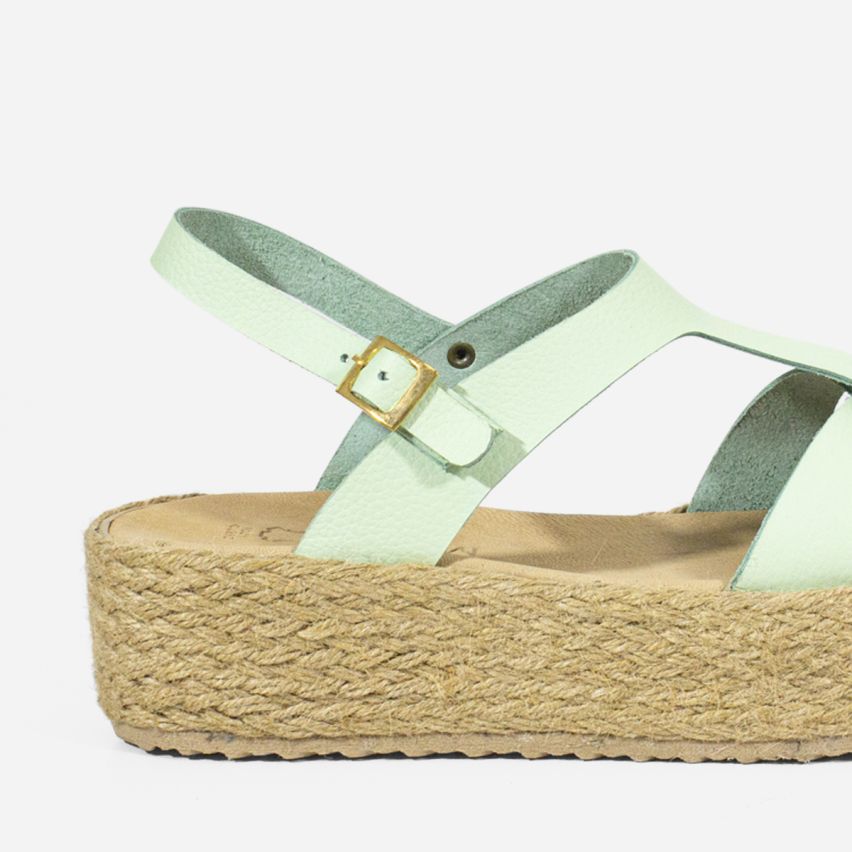 Sandalia Puro Cuero 849 - MENTA