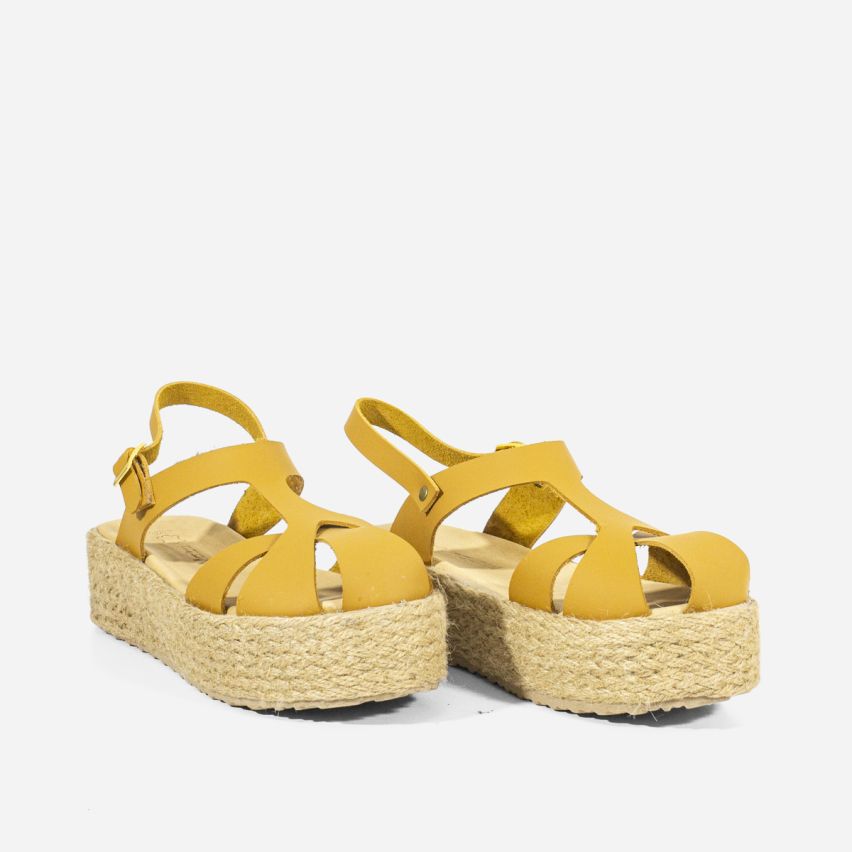 Sandalia Puro Cuero 849 - NATURAL