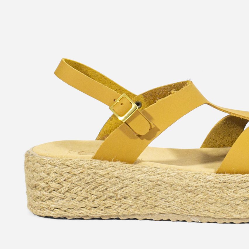 Sandalia Puro Cuero 849 - NATURAL