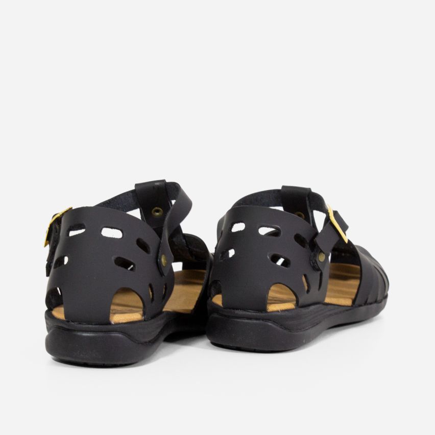 Sandalia Puro Cuero 850 - NEGRO