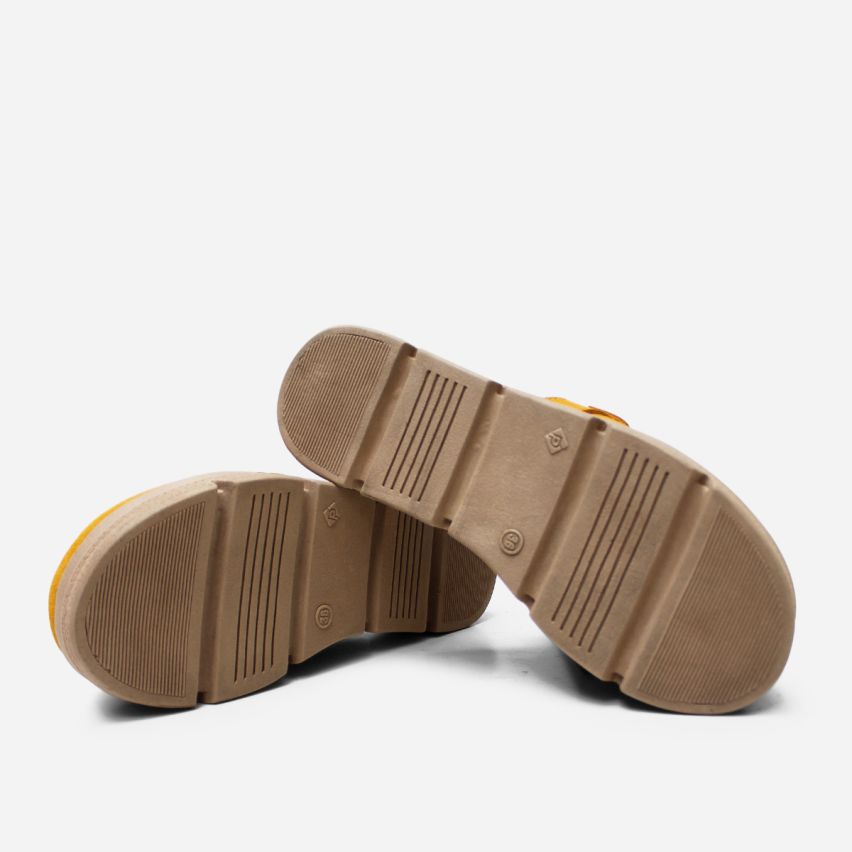 Mocasín Puro Cuero 852 Mostaza