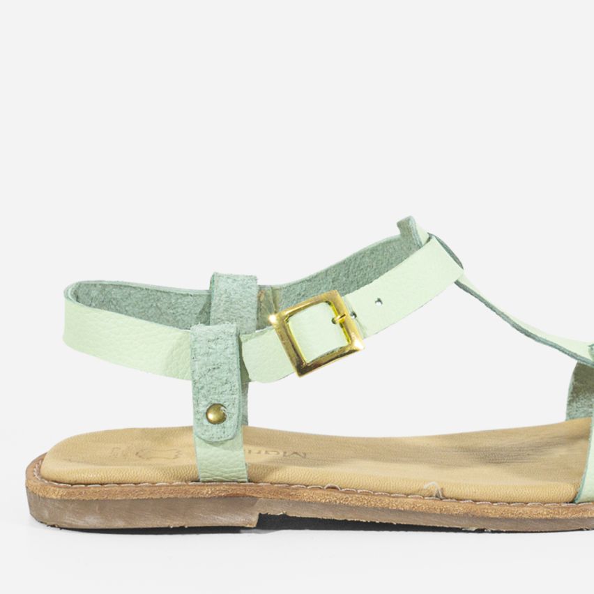 Sandalia Puro Cuero 855 - MENTA