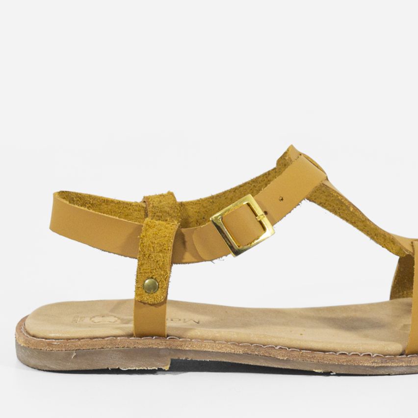 Sandalia Puro Cuero 855 - NATURAL