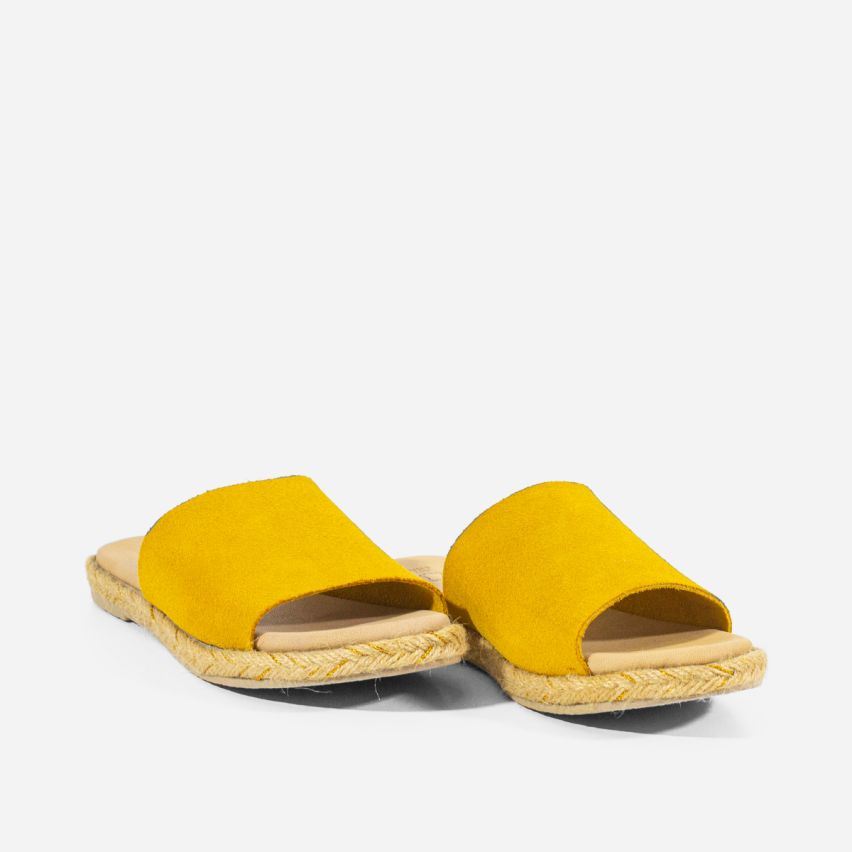 Sandalia Puro Cuero 861 - AMARILLO