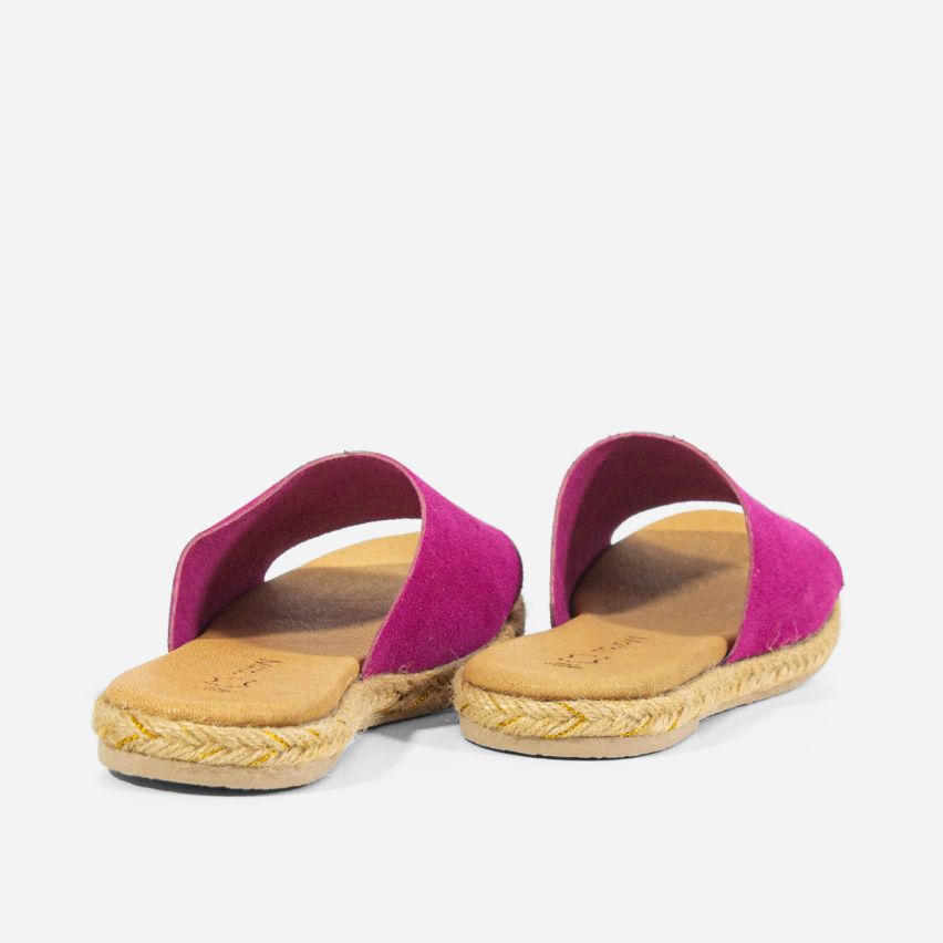 Sandalia Puro Cuero 861 - FUCSIA