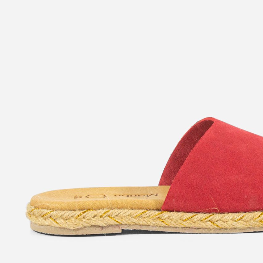 Sandalia Puro Cuero 861 - ROJO
