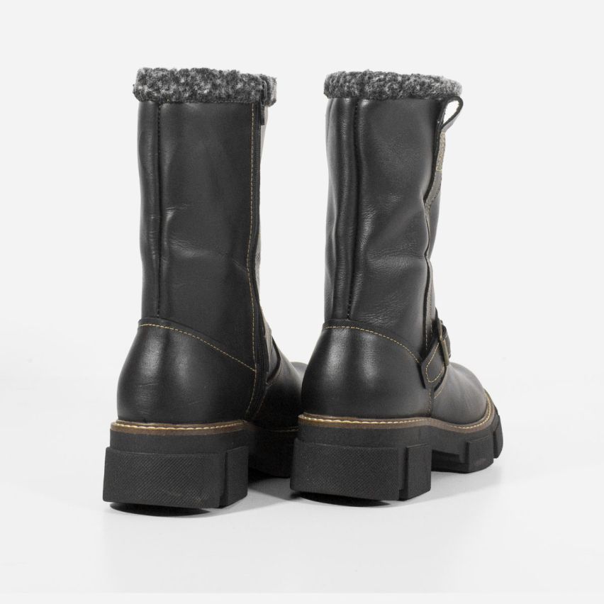 Bota puro cuero 869