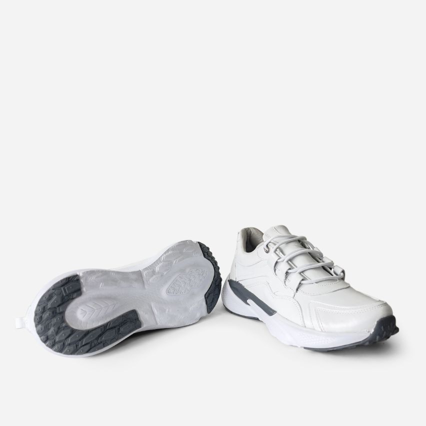 zapatilla  Puro Cuero  1049 -  Blanco