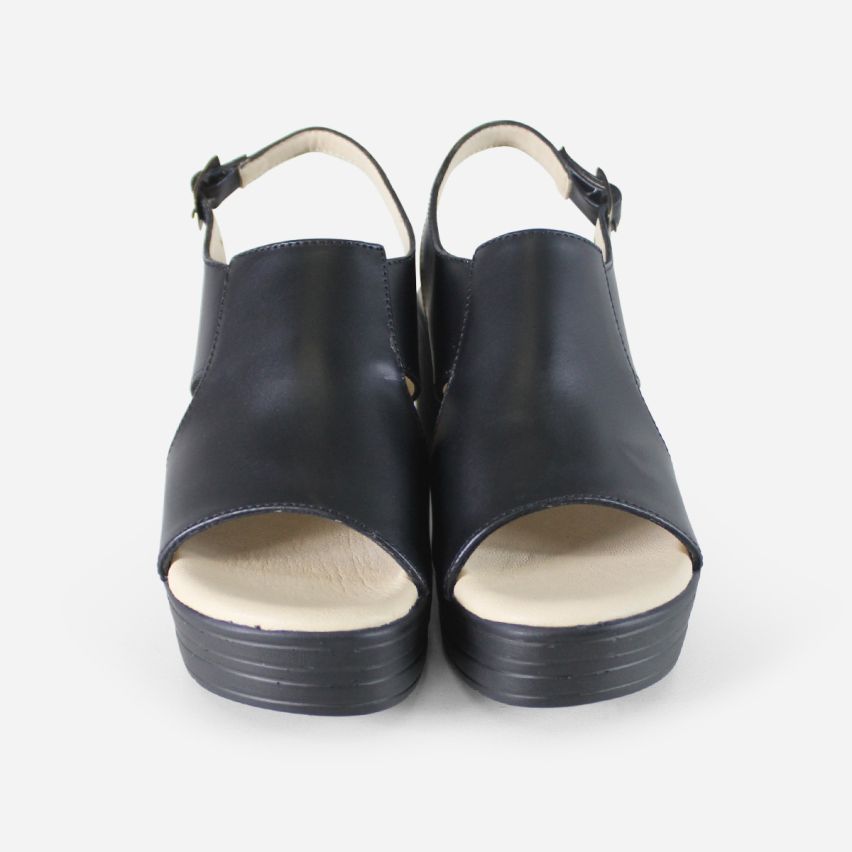 Sandalia Puro Cuero 847- Negro