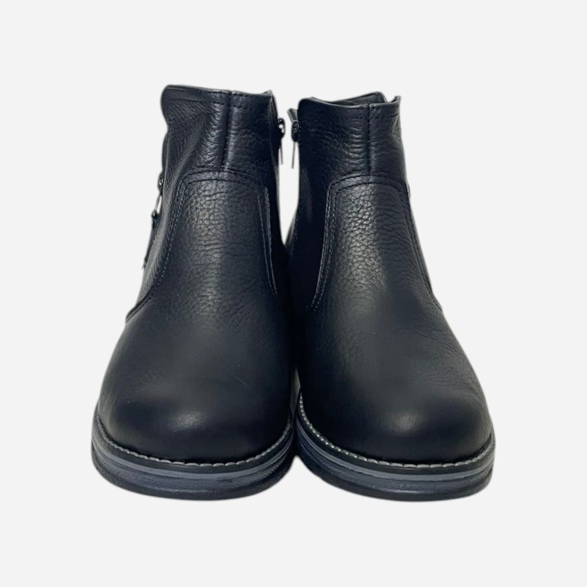 Botín Puro Cuero Modelo 1200 Negro